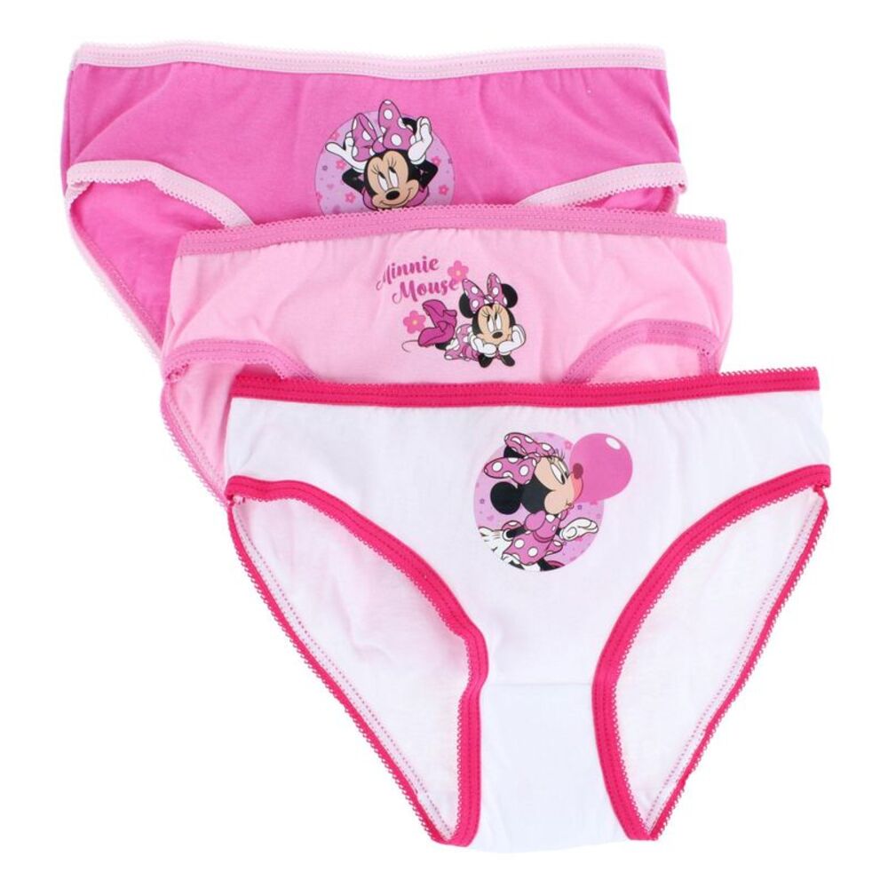 Textiel Trade Toddler Girl's Minnie Mouse Briefs (3 Pack)